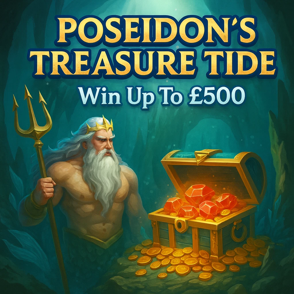 poseidons treasure tide win upto £500