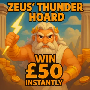 Zeus thunder hoard win £500 tax free cash