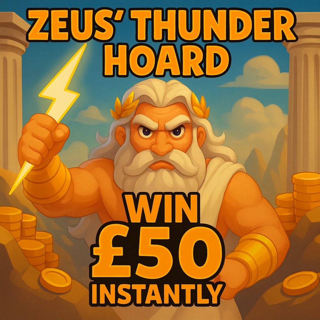 Zeus thunder hoard win £500 tax free cash