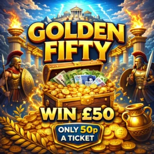 Golden 50 win £50 for 50p
