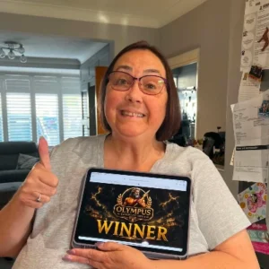Becky won ⚡ Zeus Lightning Pick ⚡