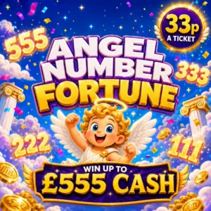 Angel Number Fortune win upto £555