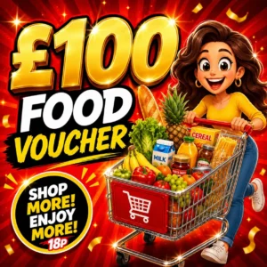 Win £100 Food Voucher for 19p