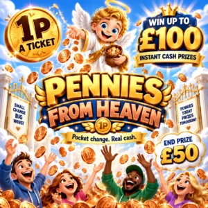 Pennies from heaven win £100 for just 1p