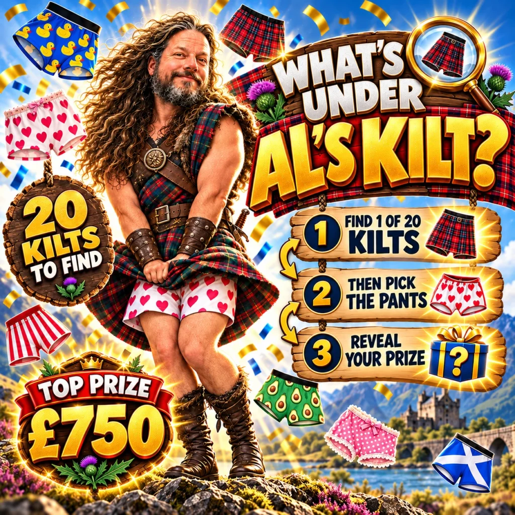 WHAT’S UNDER AL’S KILT?